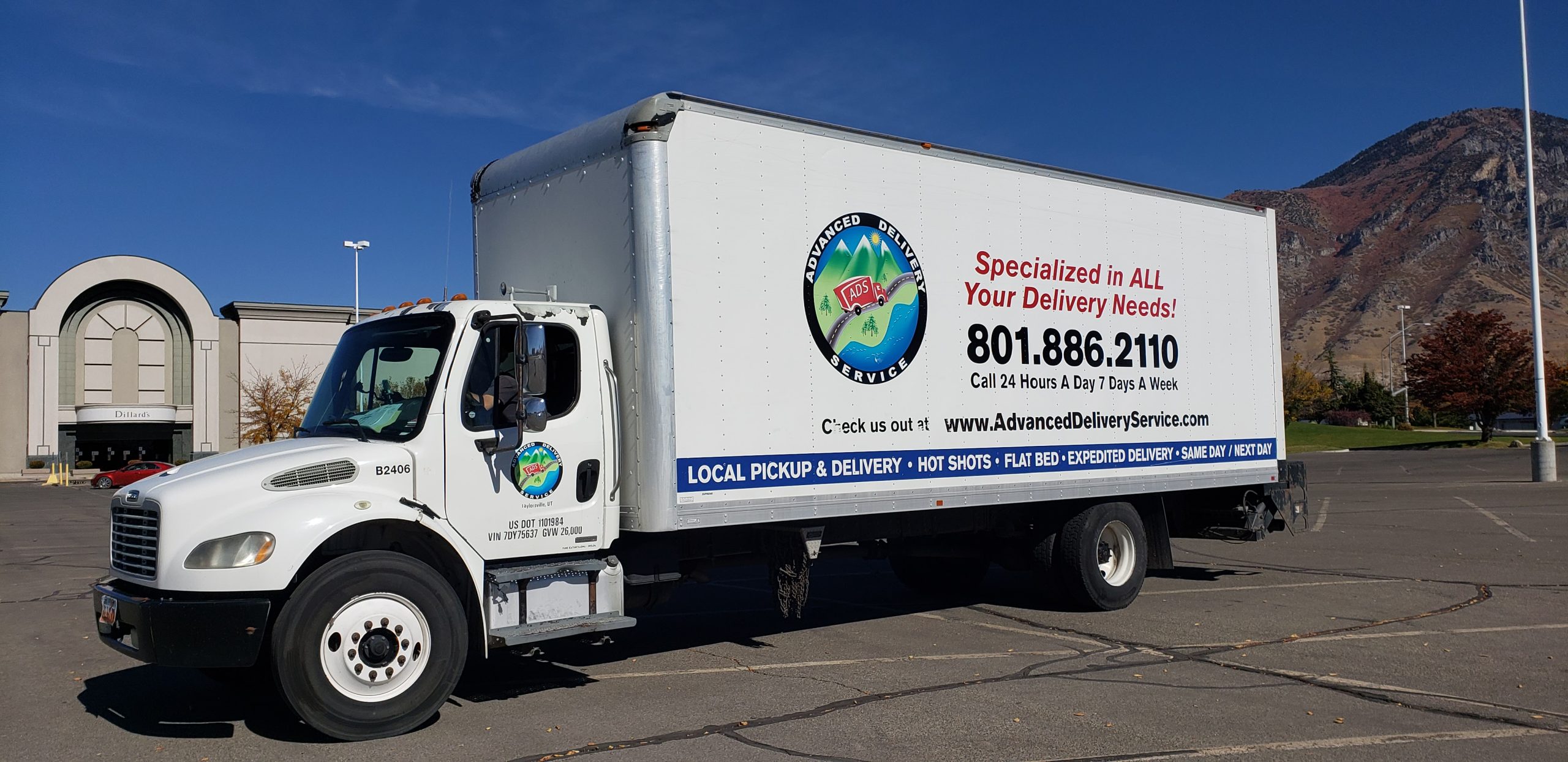 Courier services advanced delivery service